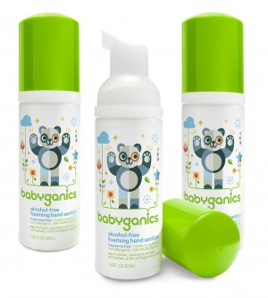 Babyganics Alcohol-Free Foaming Hand Sanitizer pack of 3
